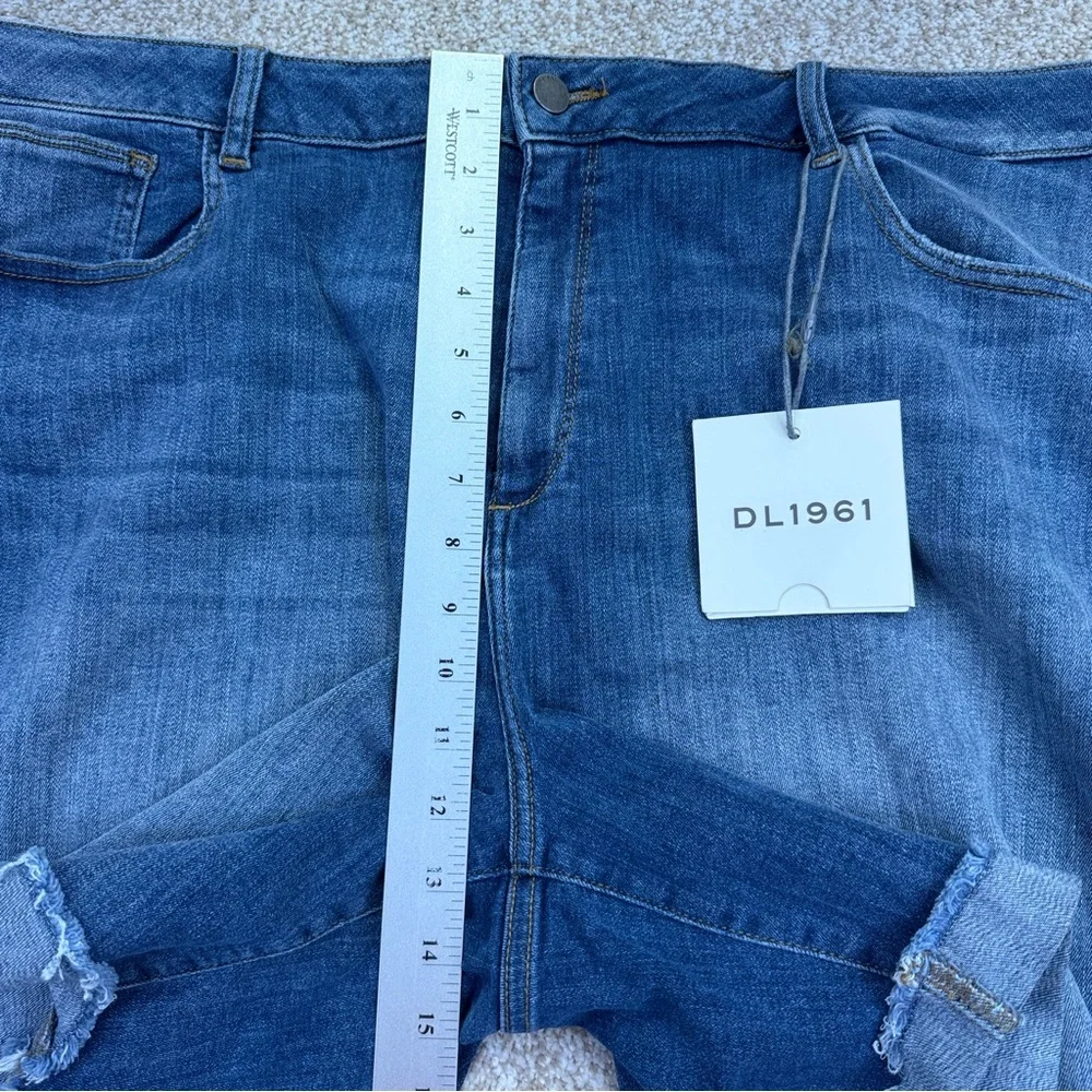 DL1961 Karlie Boyfriends Denim Shorts Women’s Size 26 W Blue Stretch - Picture 7 of 15